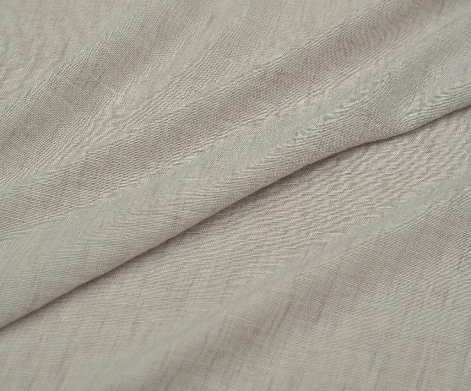 LINEN-LOOK COTTON FABRIC - GREY