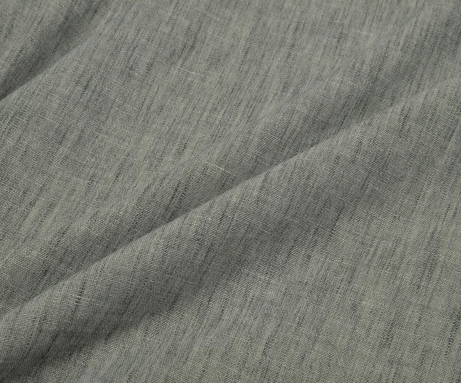 LINEN-LOOK COTTON FABRIC - GREEN