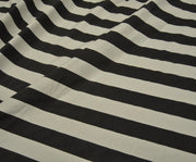 STRIPED LYCRA FABRIC - BLACK