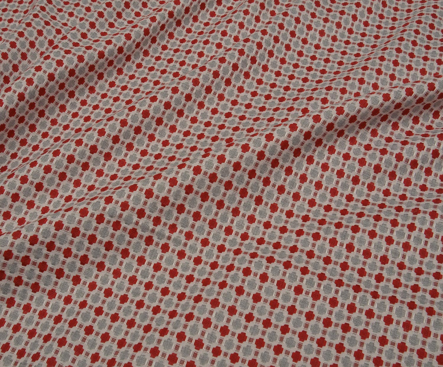 PRINTED COTTON FABRIC - RED