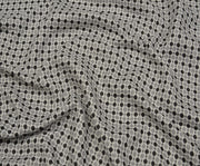 PATTERNED COTTON FABRIC - GREY