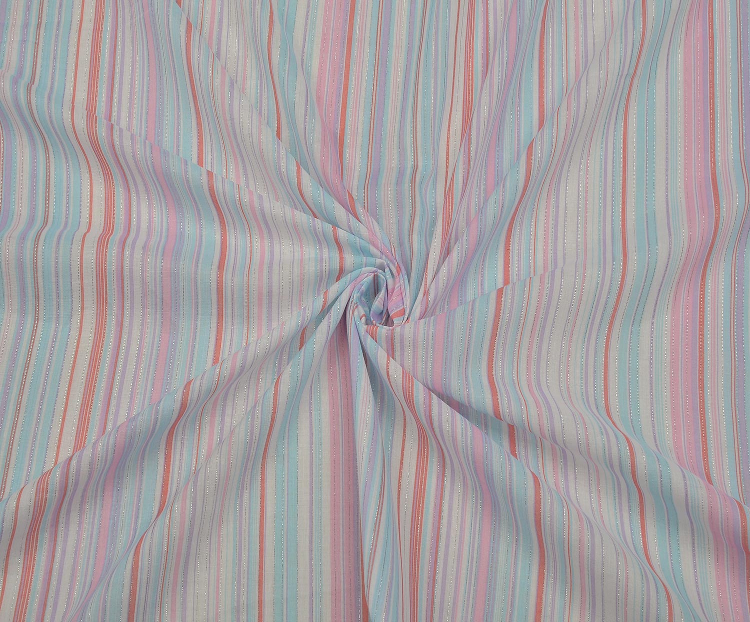 STRIPED COTTON VOILE FABRIC - HARMONY