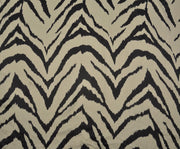 ZEBRA DESENLİ SATEN KUMAŞ - KREM