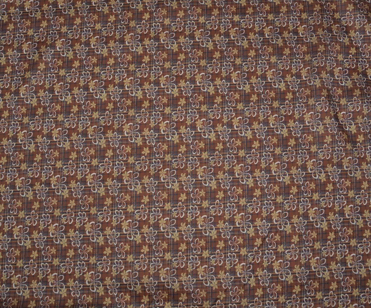 PATTERNED PARACHUTE FABRIC - COFFEE