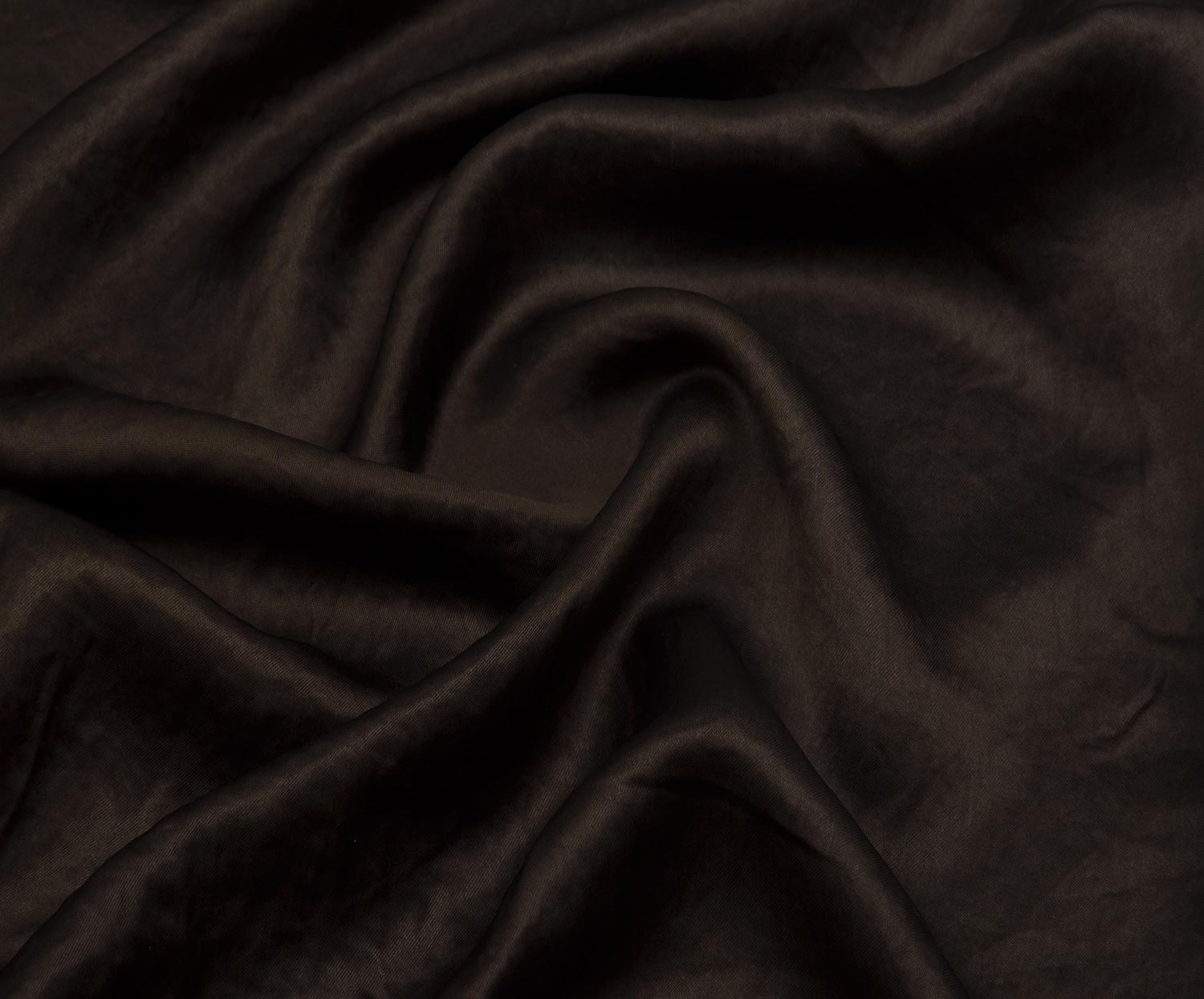 SATIN FABRIC - COFFEE