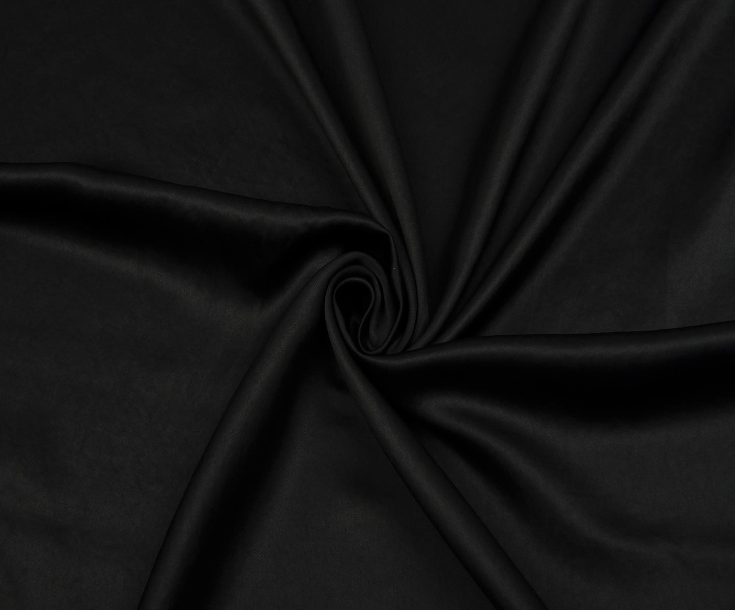 SATIN FABRIC - BLACK
