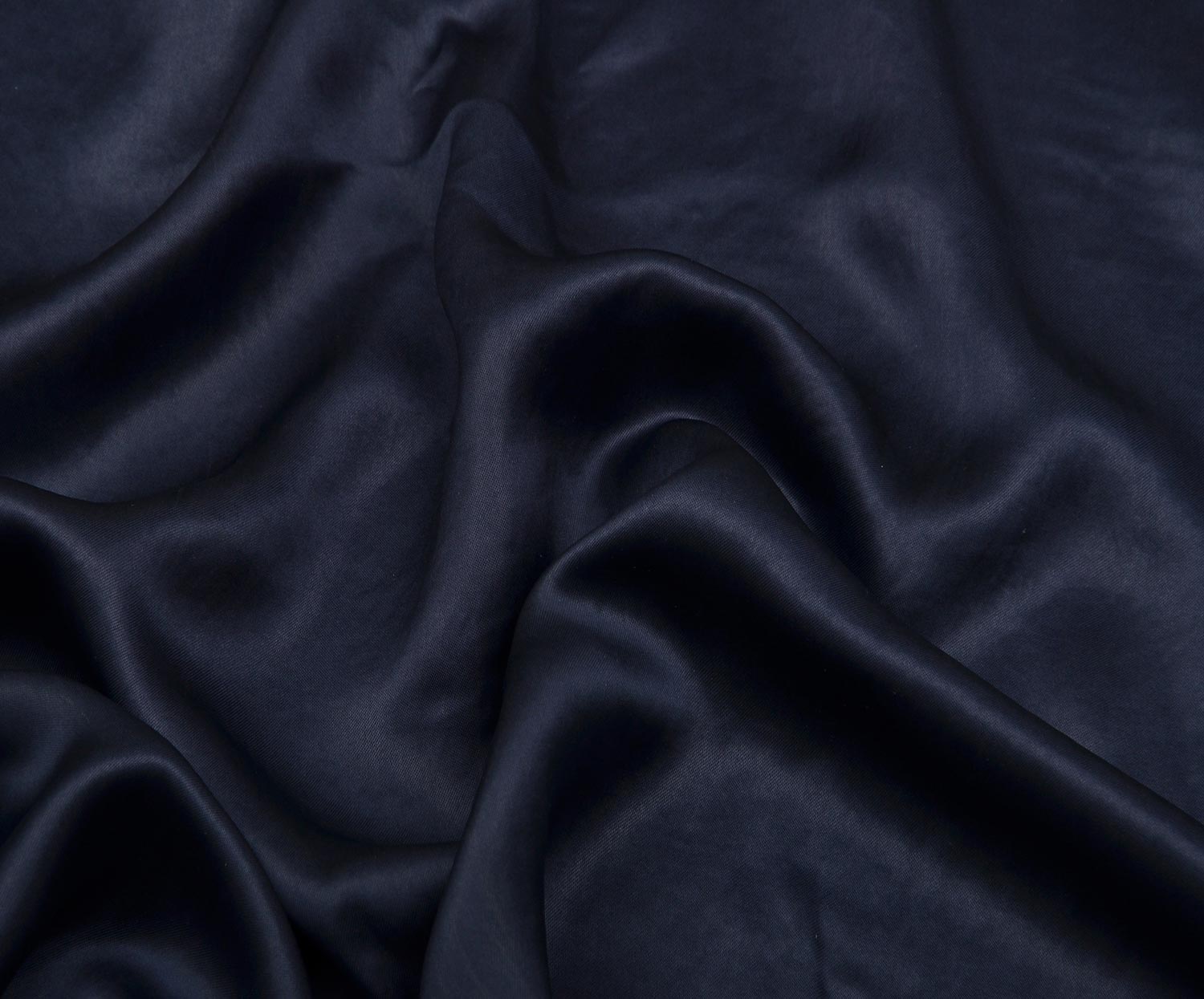 SATIN FABRIC - NAVY BLUE