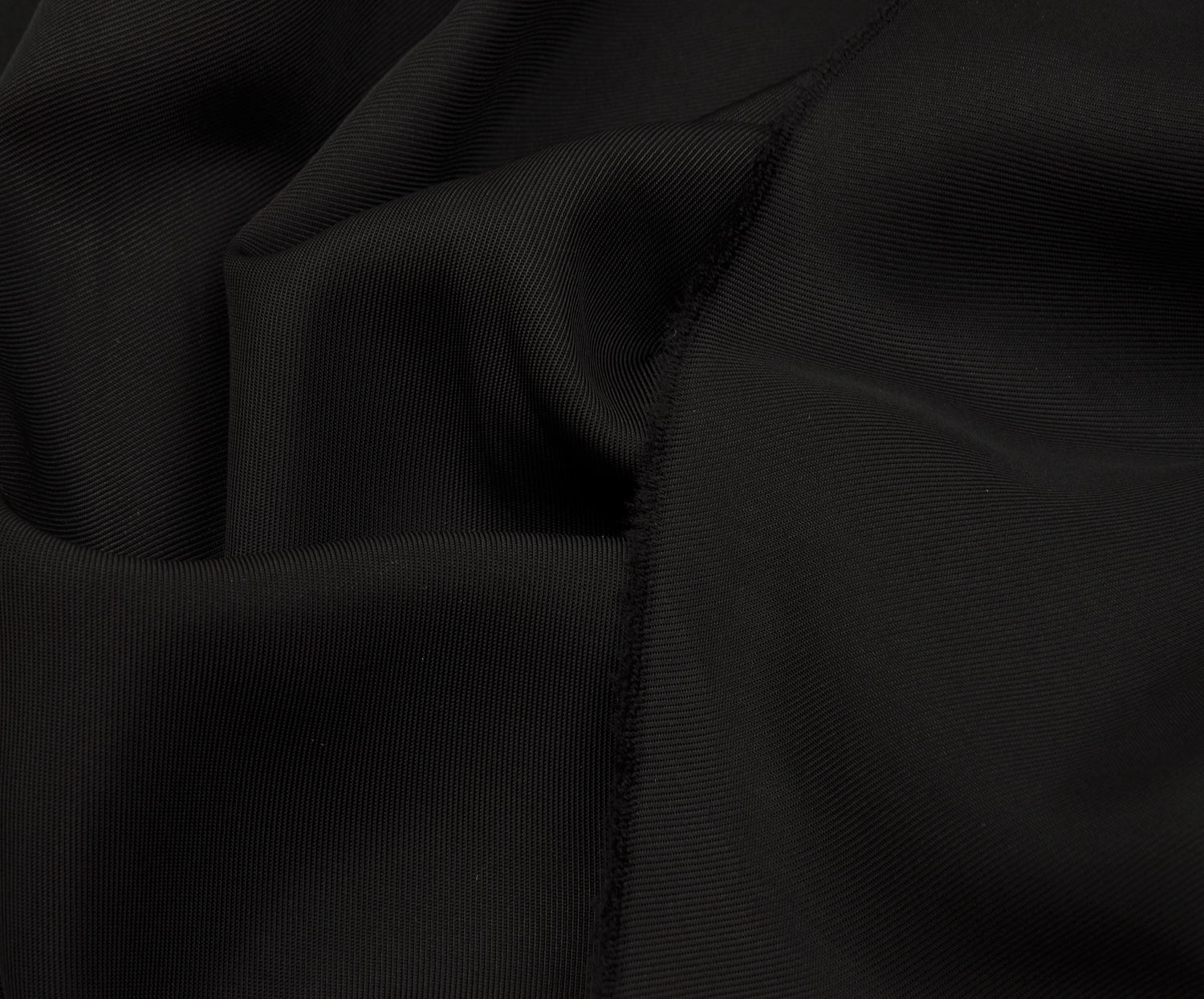 SATIN FABRIC - BLACK