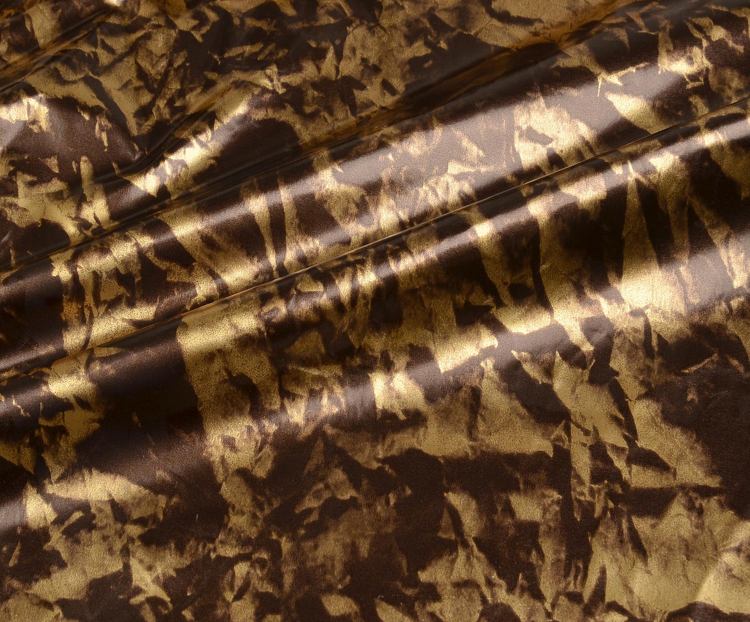 PATTERNED PARACHUTE FABRIC - COFFEE