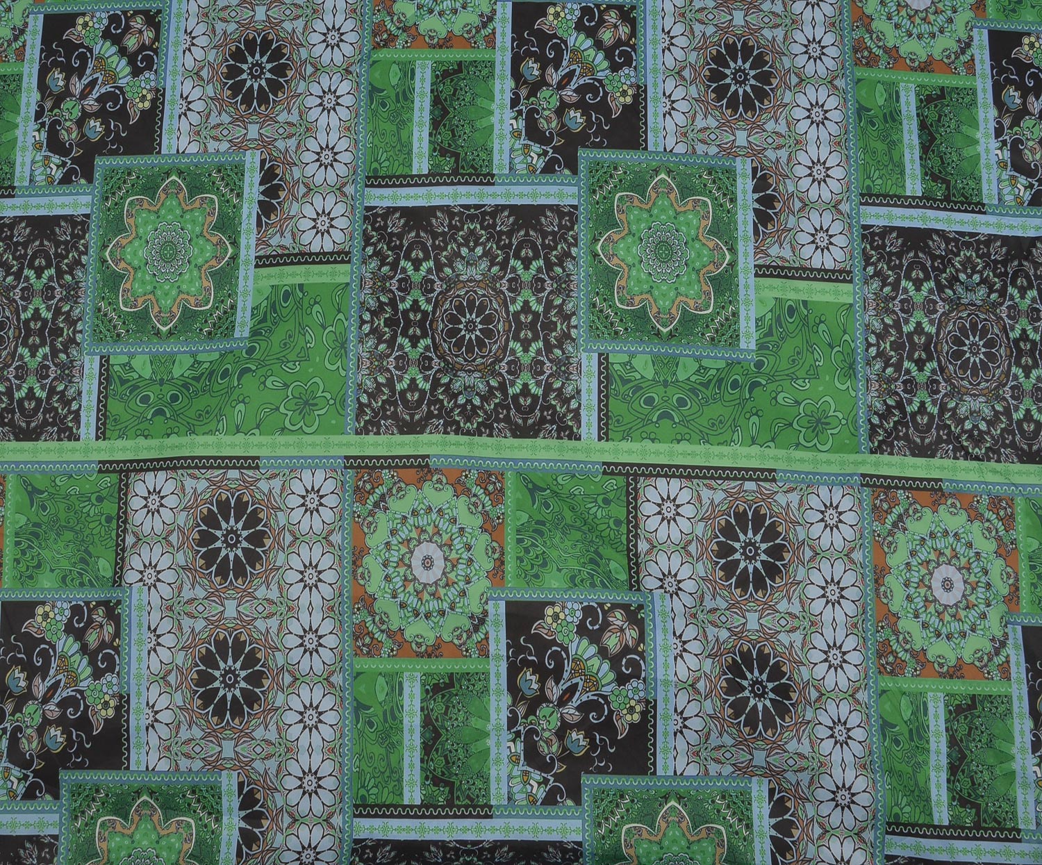 PATTERNED PARACHUTE FABRIC - GREEN