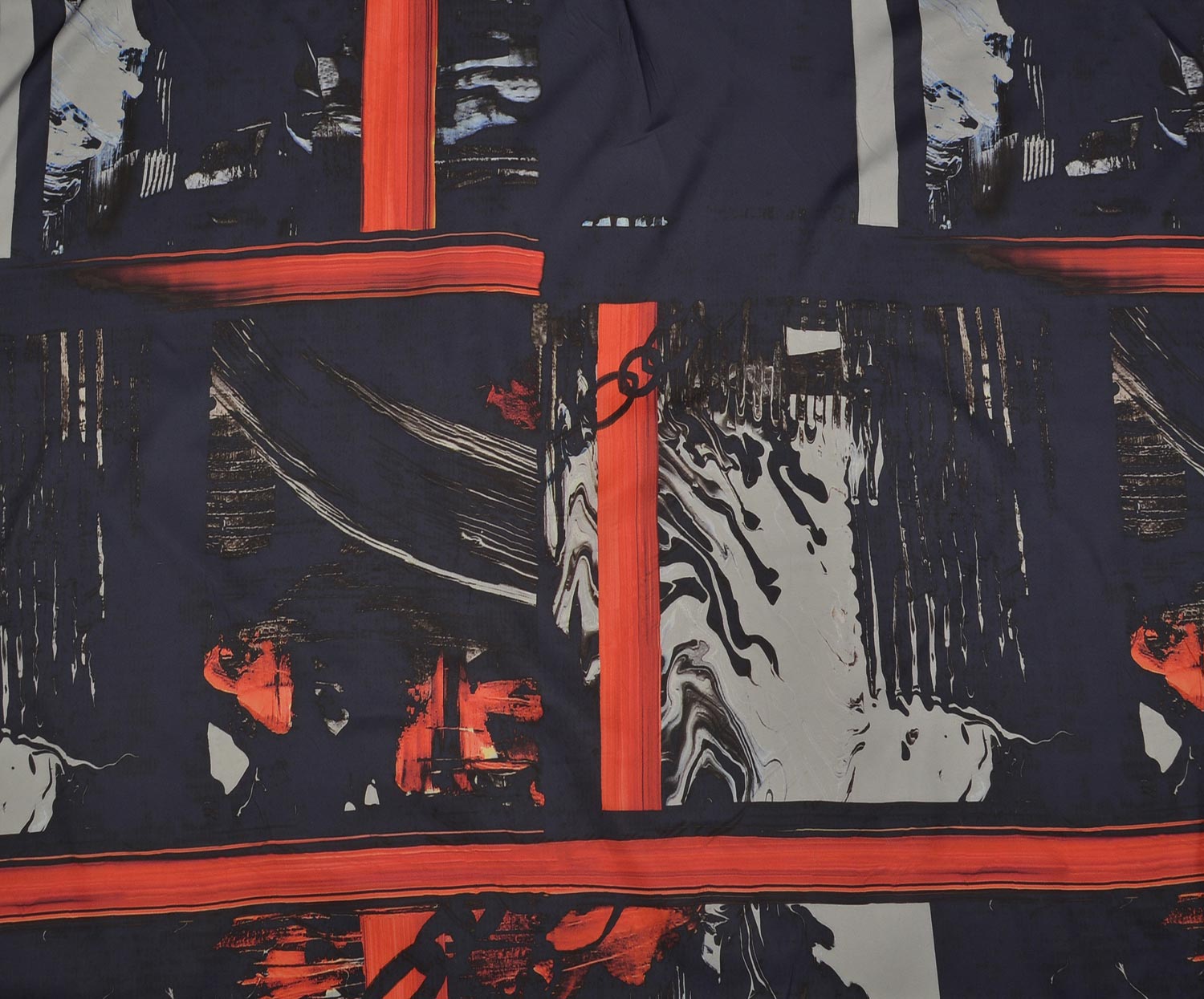 PATTERNED PARACHUTE FABRIC - NAVY