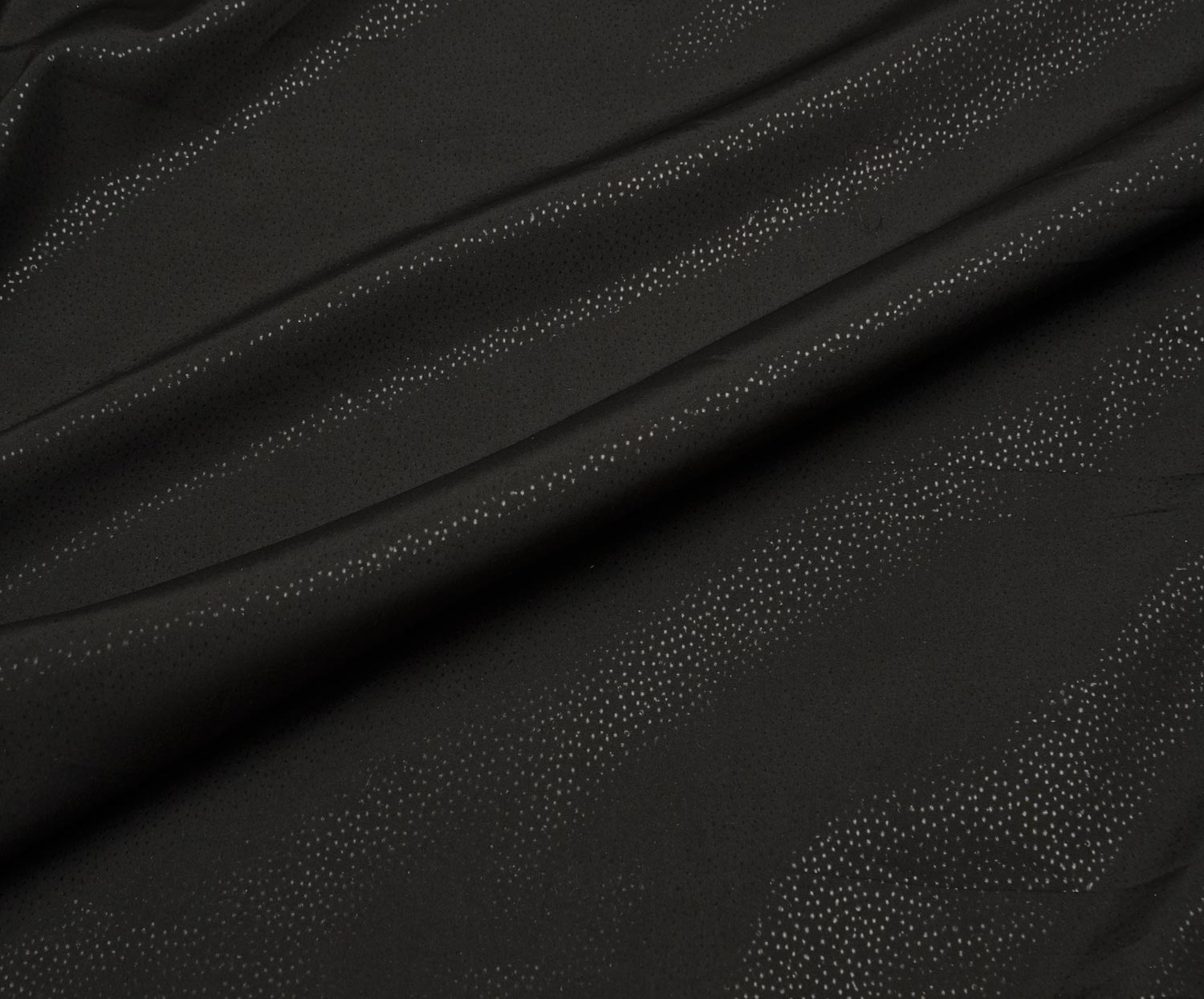 PATTERNED PARACHUTE FABRIC - BLACK
