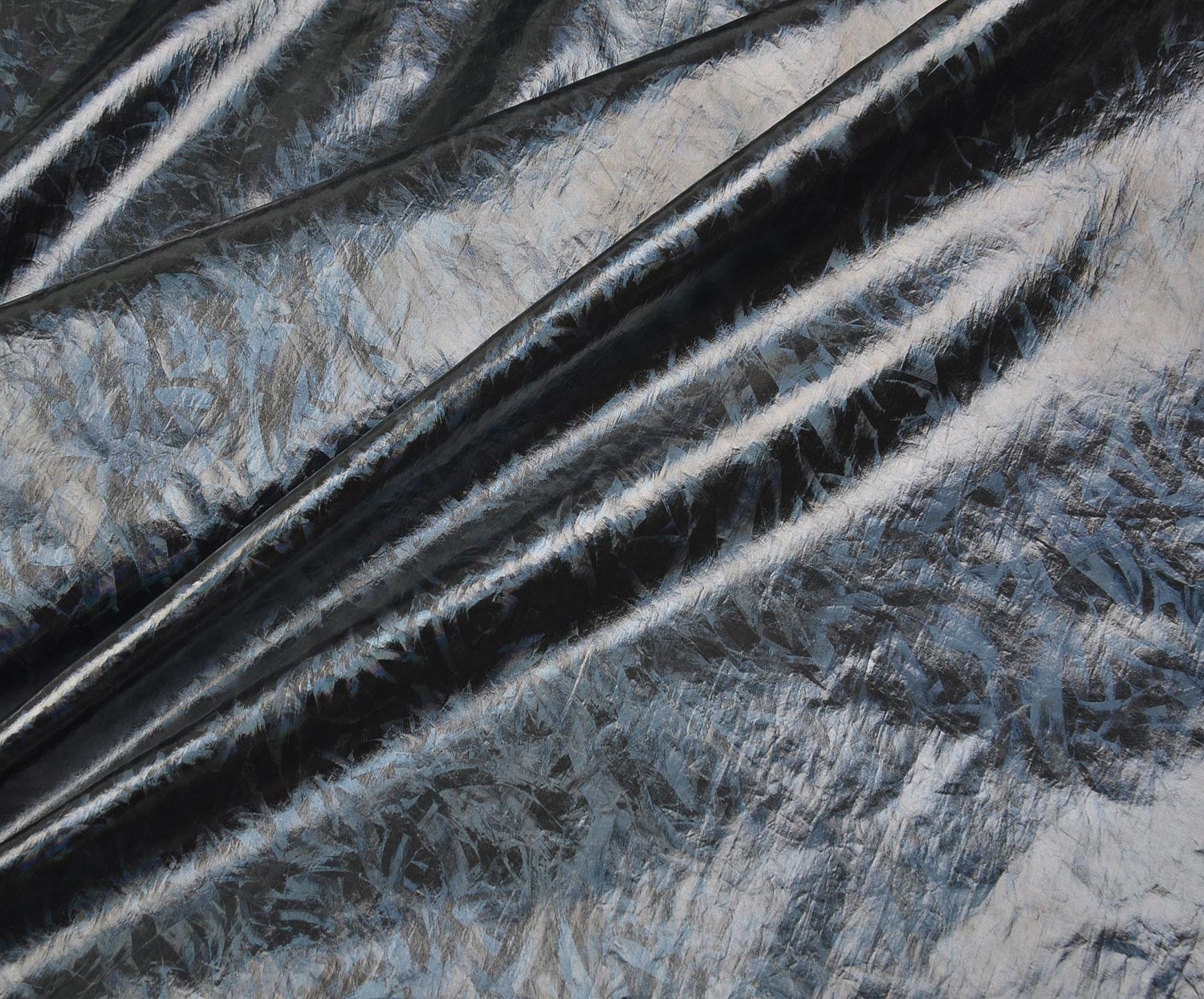 PATTERNED PARACHUTE FABRIC - GREY