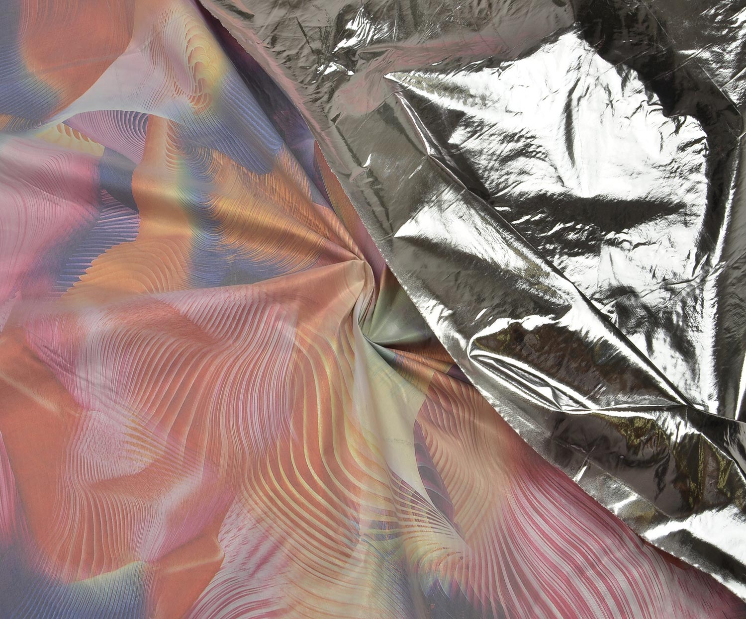 PATTERNED PARACHUTE FABRIC - PINK