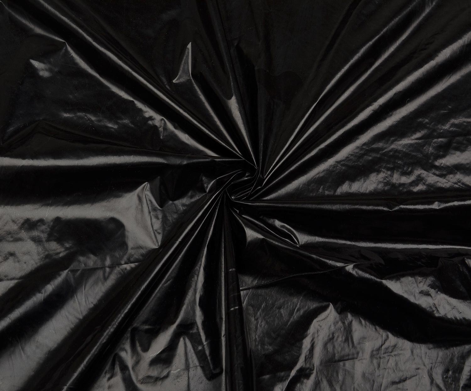 PATTERNED PARACHUTE FABRIC - BLACK