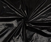 PATTERNED PARACHUTE FABRIC - BLACK