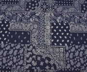 DESENLİ PARAŞÜT KUMAŞ - LACİVERT