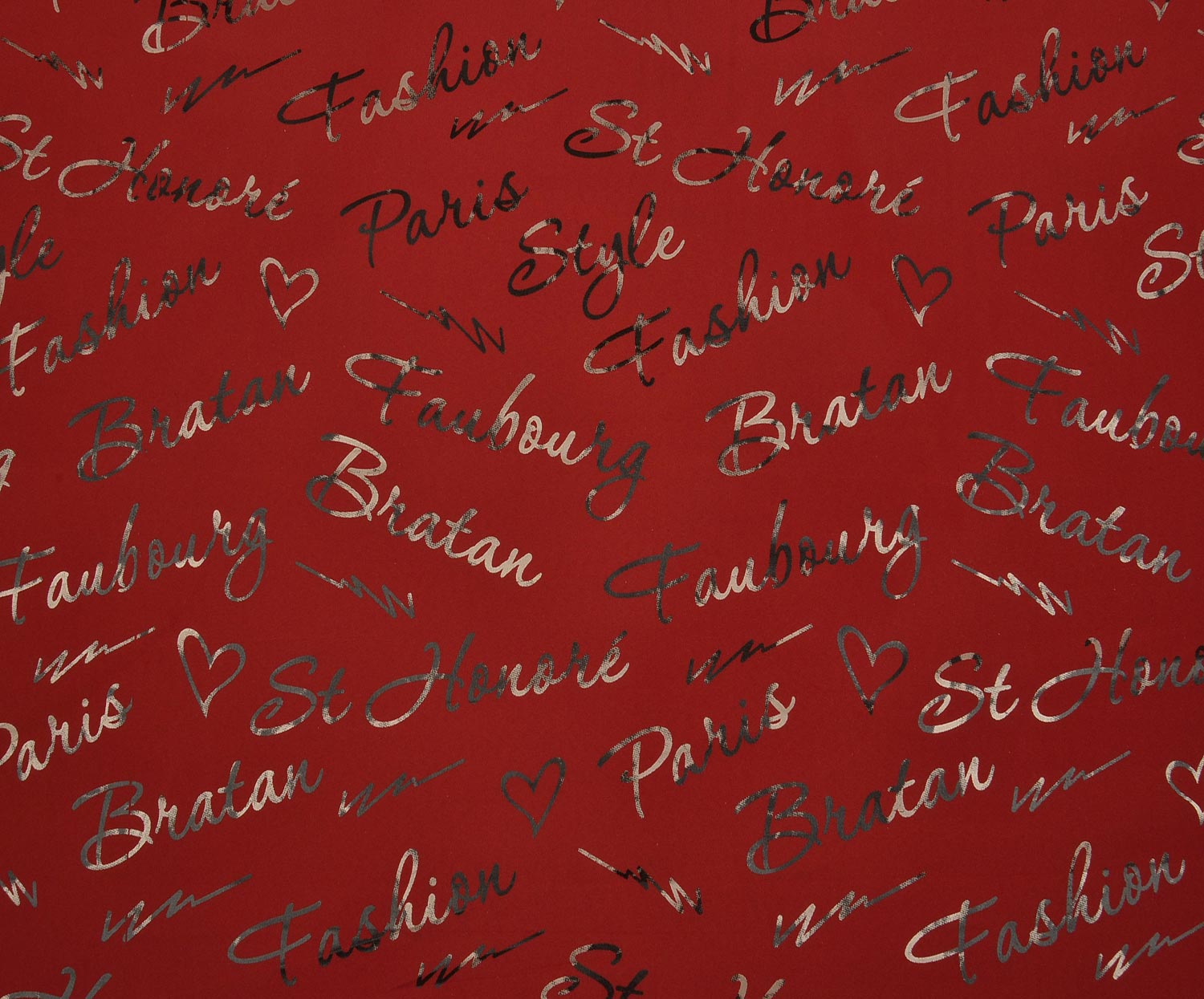 PATTERNED PARACHUTE FABRIC - RED
