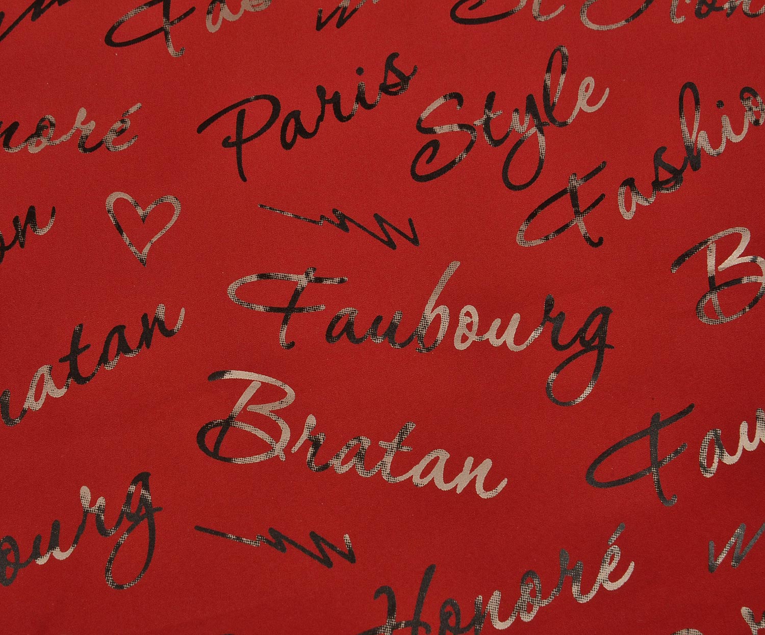 PATTERNED PARACHUTE FABRIC - RED