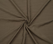 STRIPED VISCOSE FABRIC - KHAKI