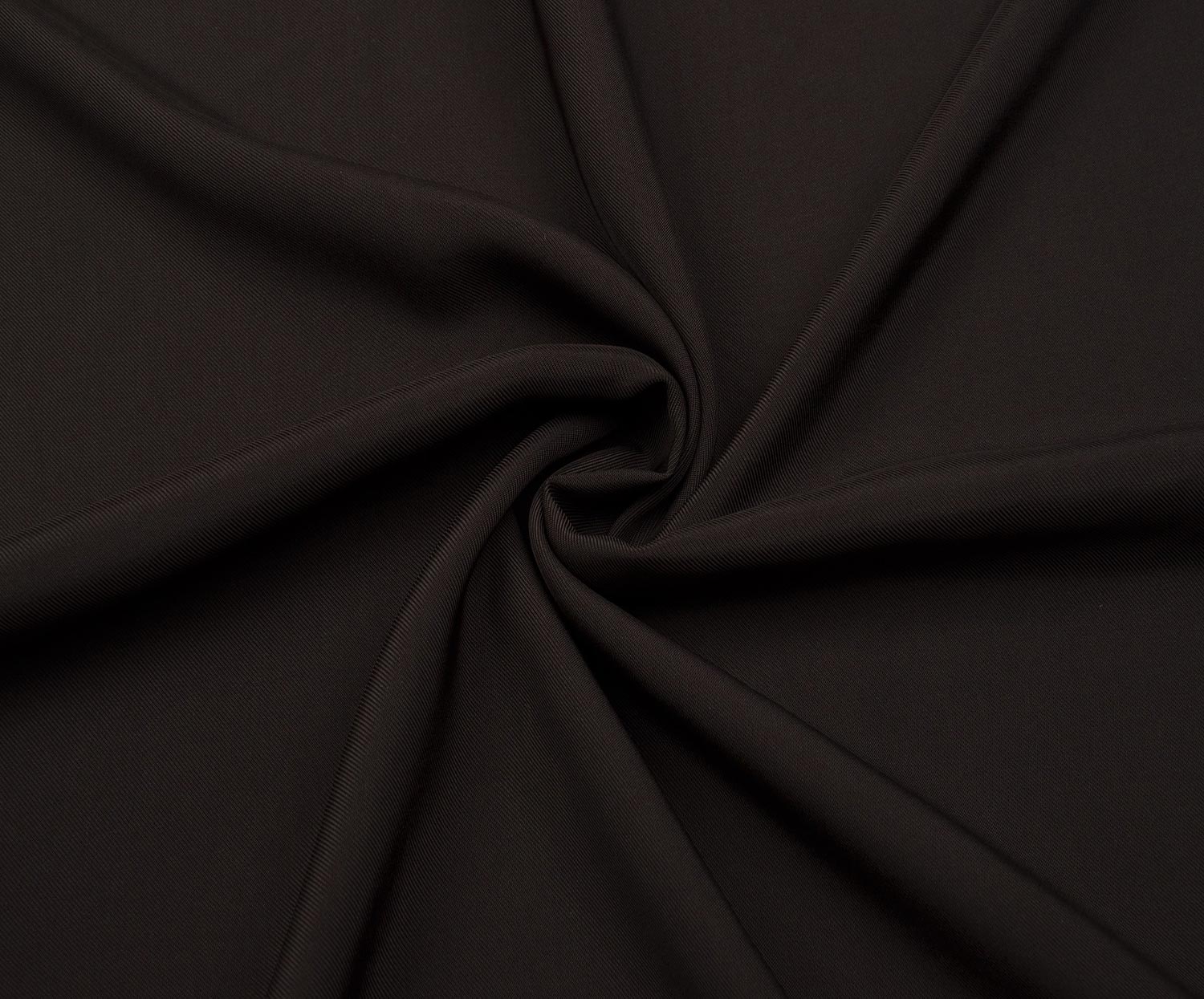 DRAPED VISCOSE FABRIC - COFFEE