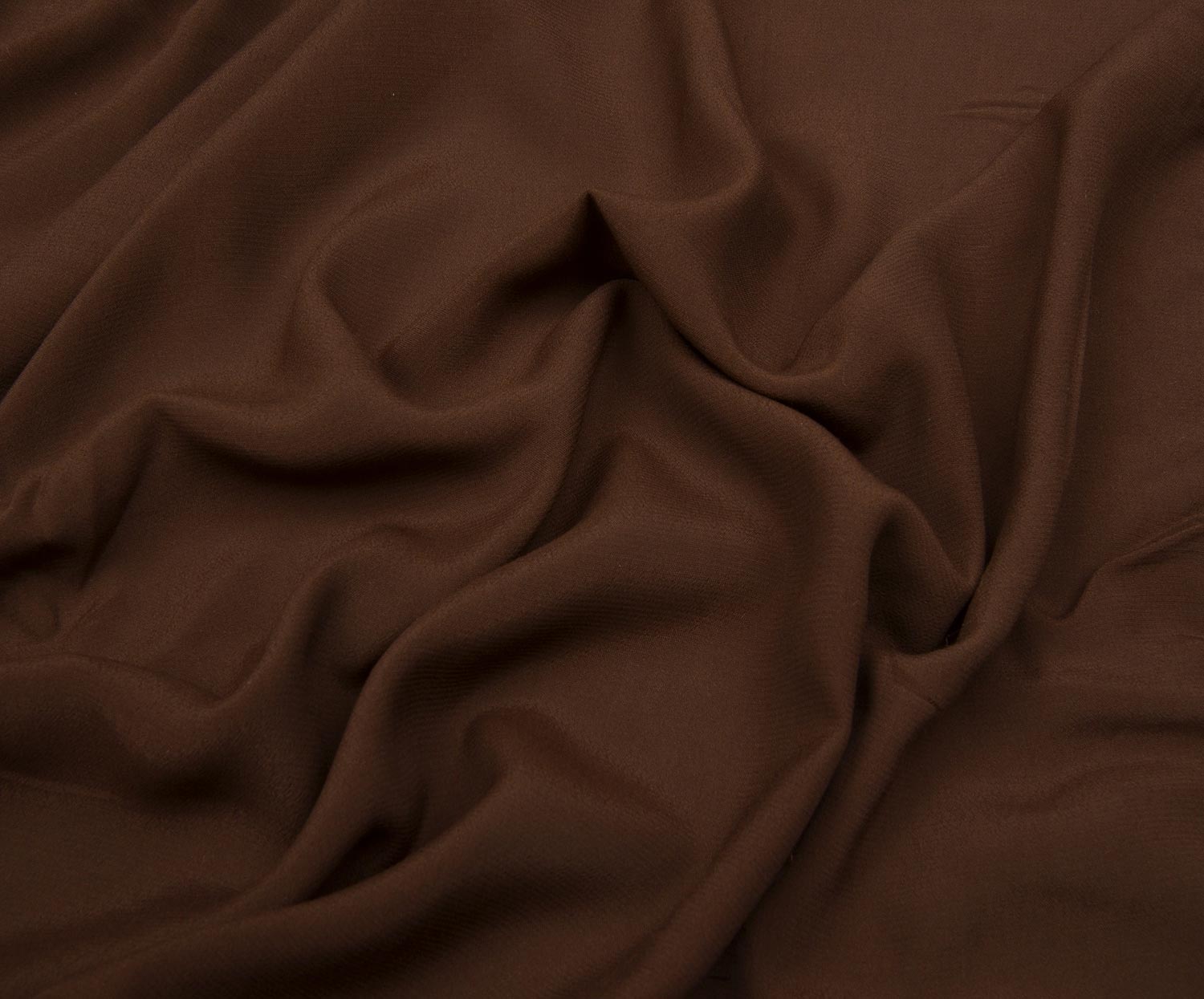 COTTON VOILE FABRIC - COFFEE