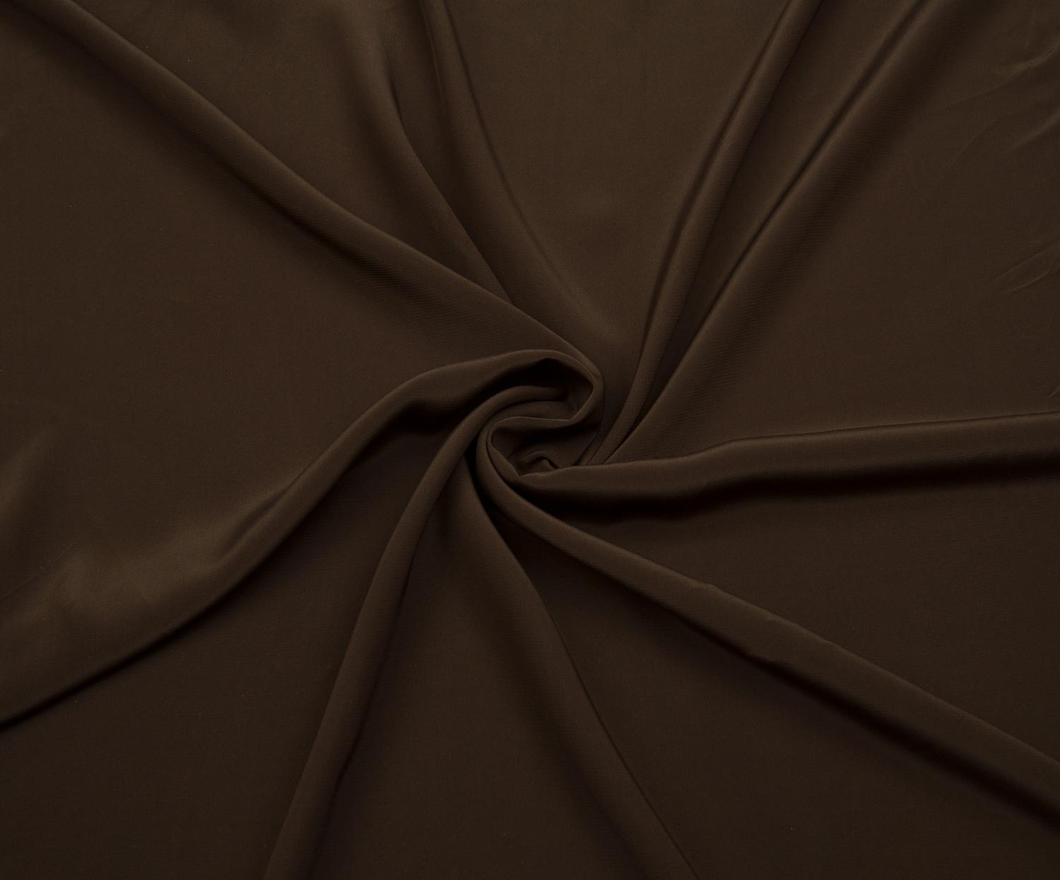 THIN VISCOSE FABRIC - COFFEE
