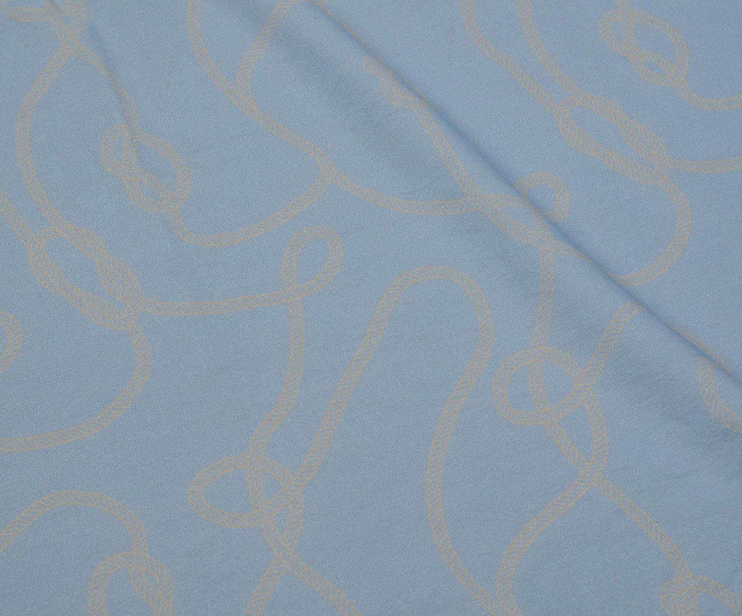 PATTERNED TENCEL FABRIC - BLUE
