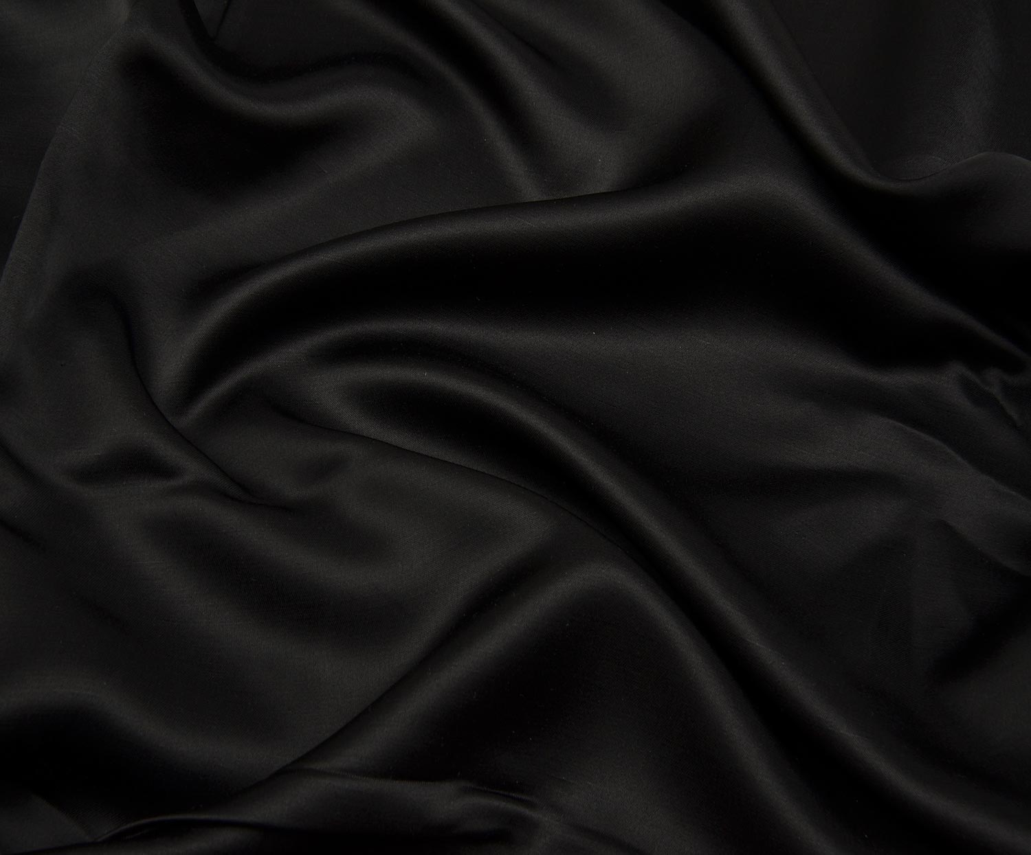 VISCOSE LINEN FABRIC - BLACK
