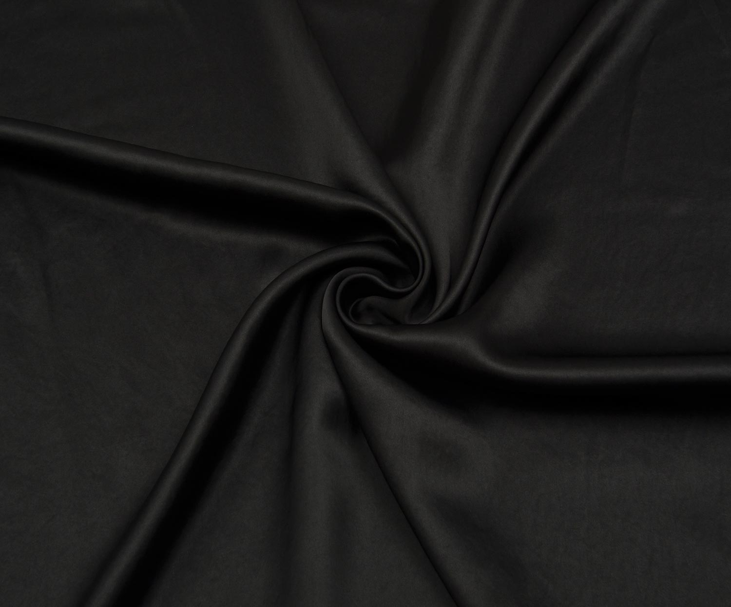SATIN FABRIC - BLACK