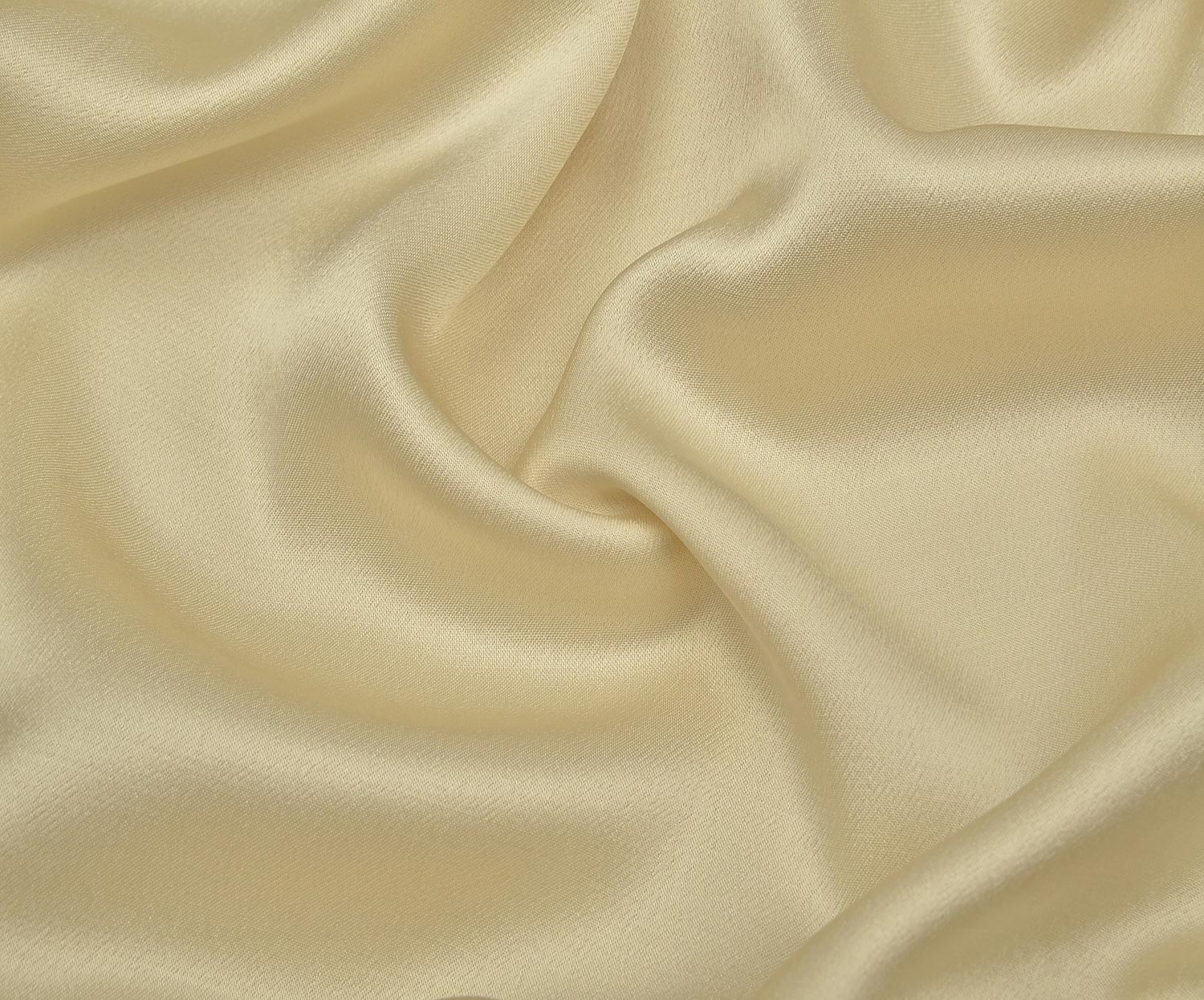 VISCOSE SATIN FABRIC - BONE