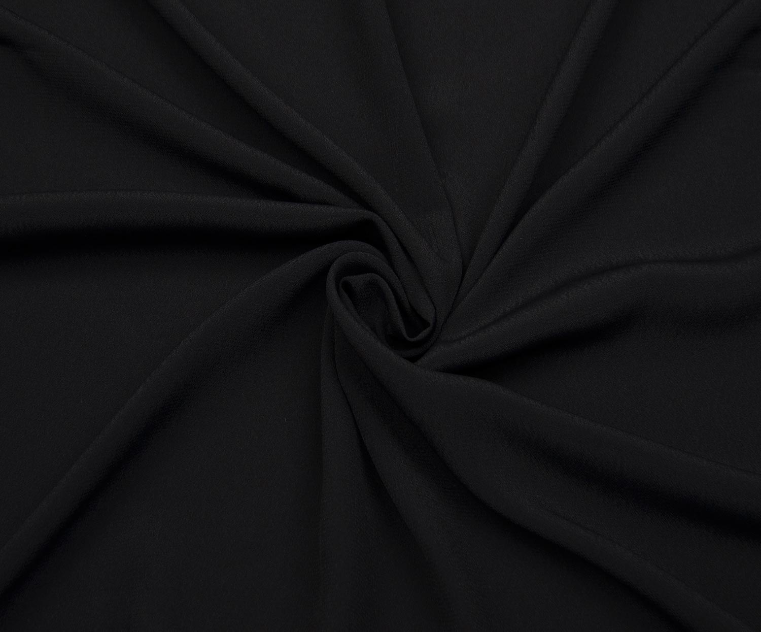 CREPE VISCOSE FABRIC - BLACK