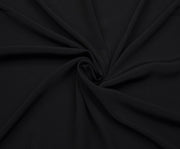CREPE VISCOSE FABRIC - BLACK