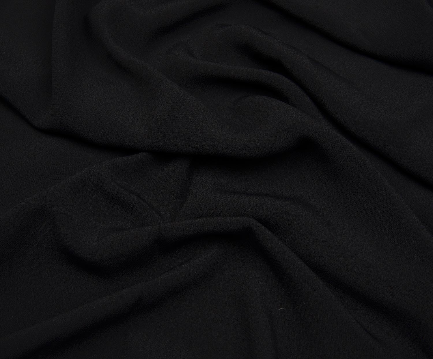 CREPE VISCOSE FABRIC - BLACK