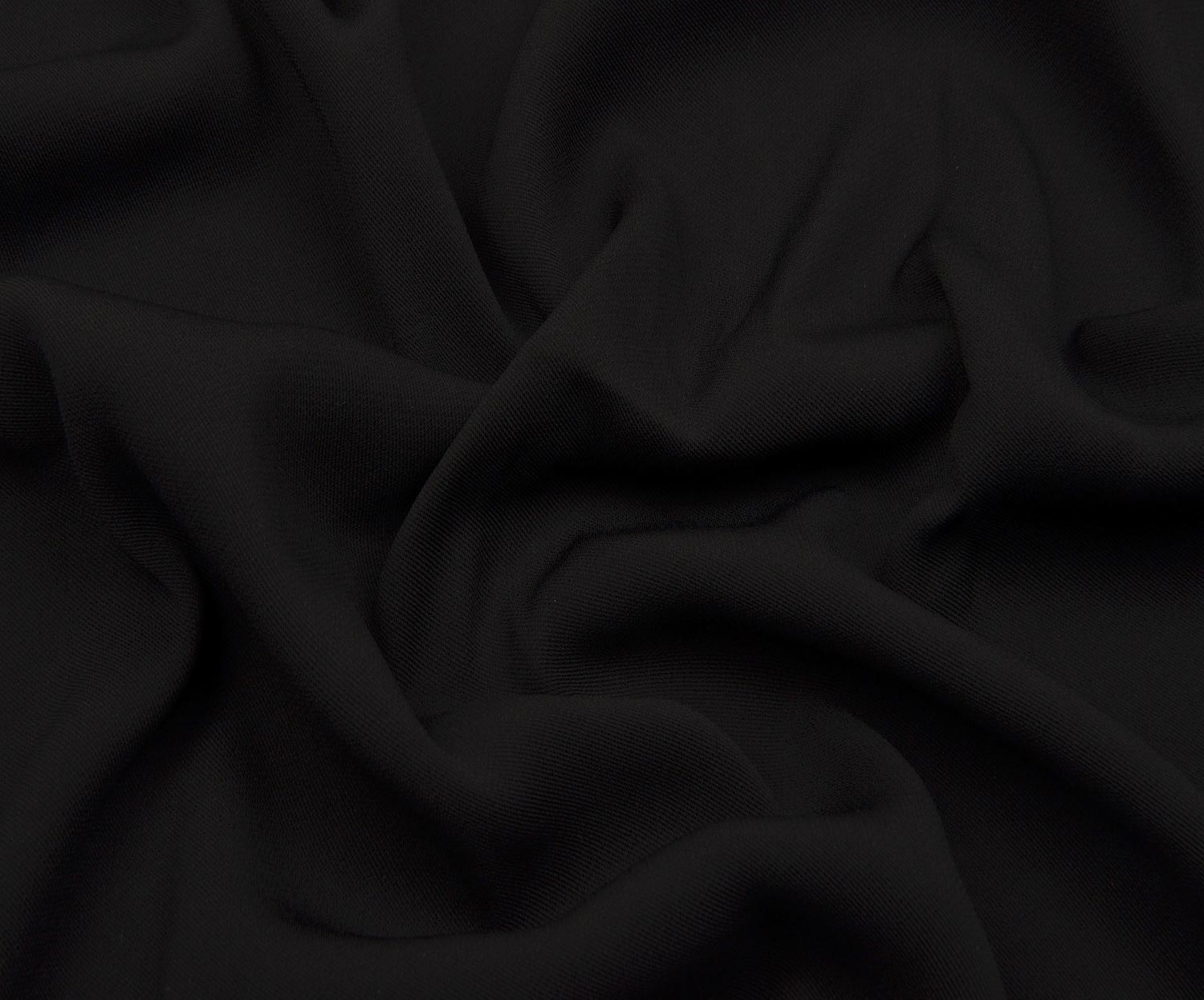CREPE VISCOSE FABRIC - BLACK