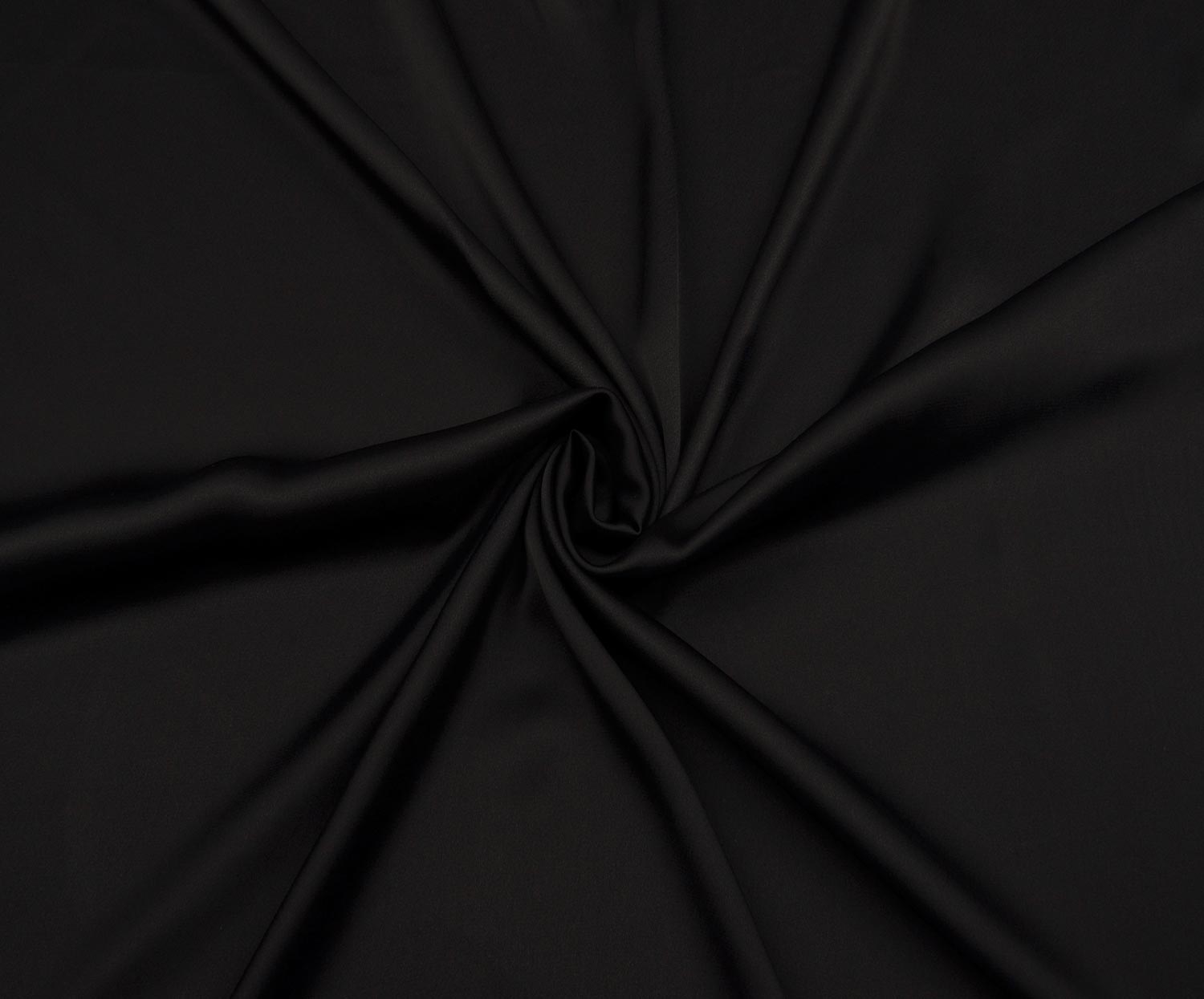 SATIN FABRIC - BLACK