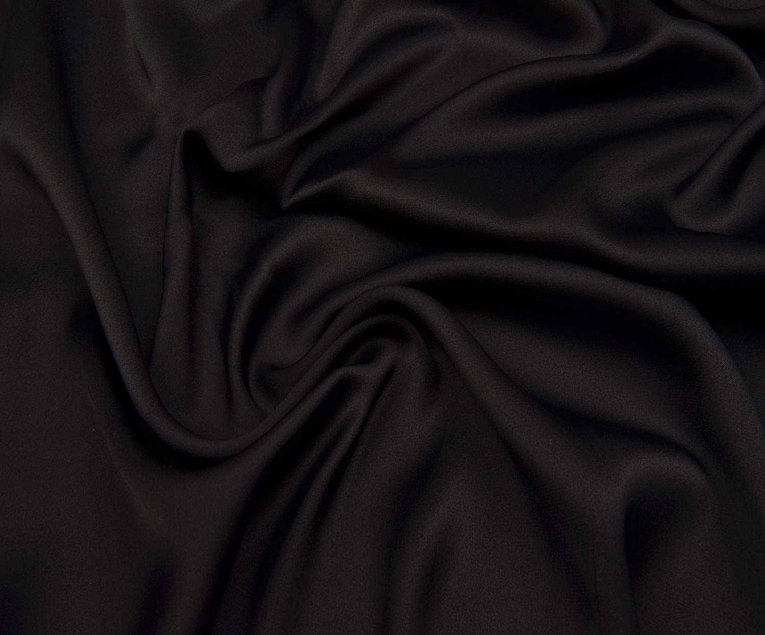 SATIN FABRIC - BLACK