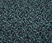 FLORAL CREPE VISCOSE FABRIC - BLUE