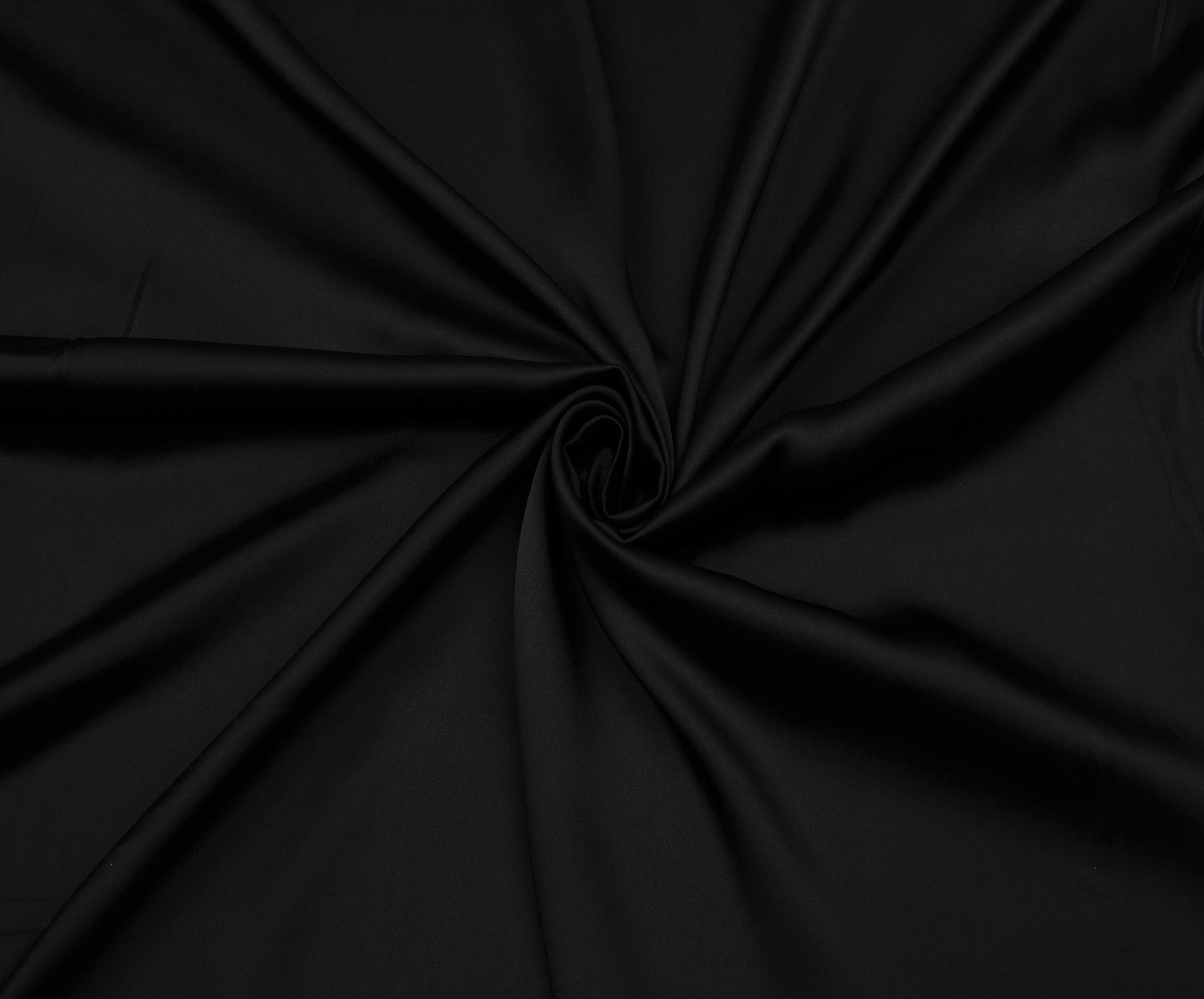 SATIN FABRIC - BLACK