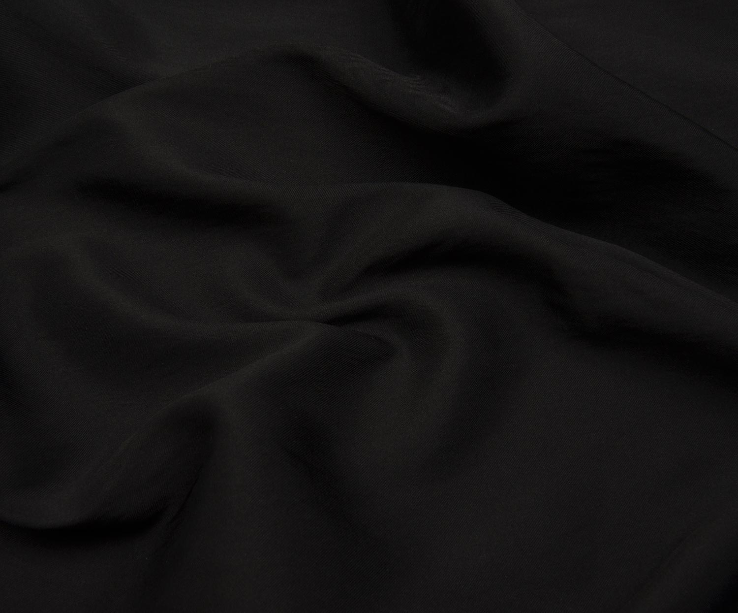 SATIN FABRIC - BLACK