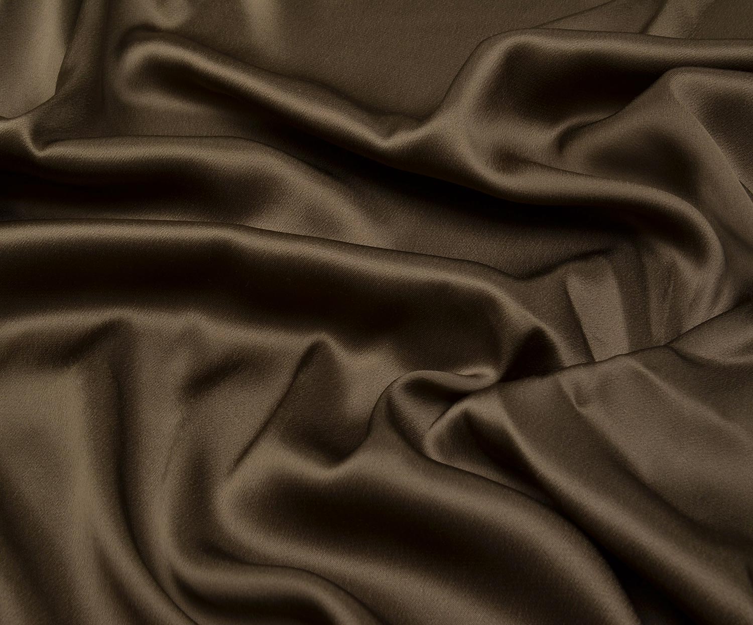 VISCOSE SATIN FABRIC - MINK