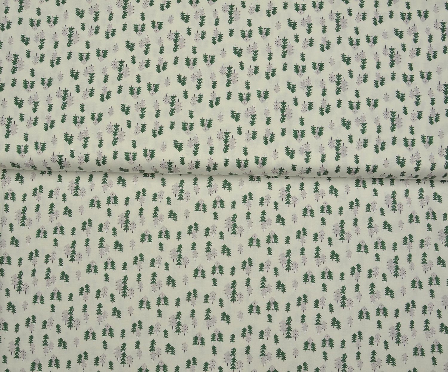 EGYPTIAN COTTON TINY PINE TREES - GREEN