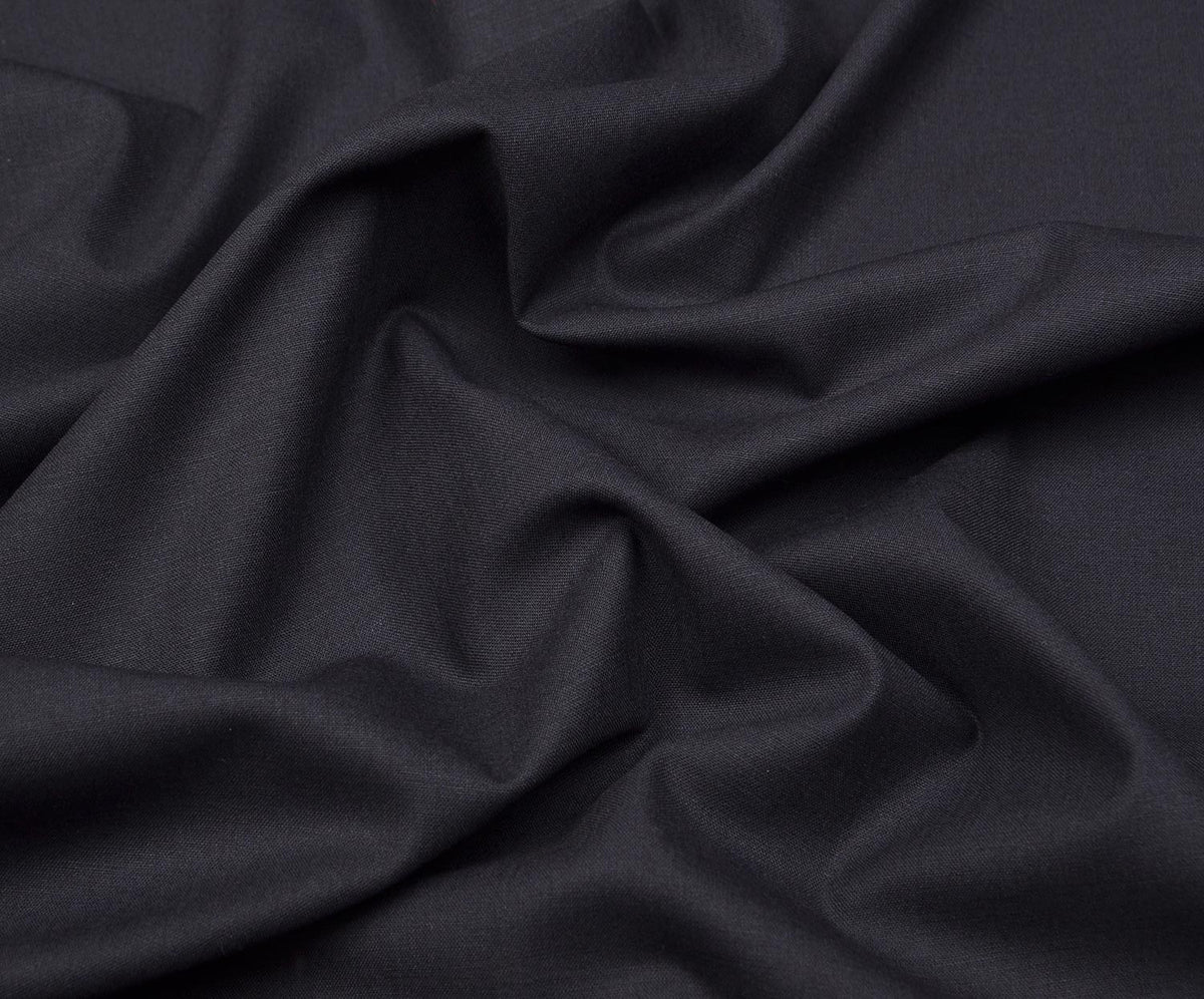 IDOL PREMIUM WOOL SEASONAL FABRIC - NAVY BLUE