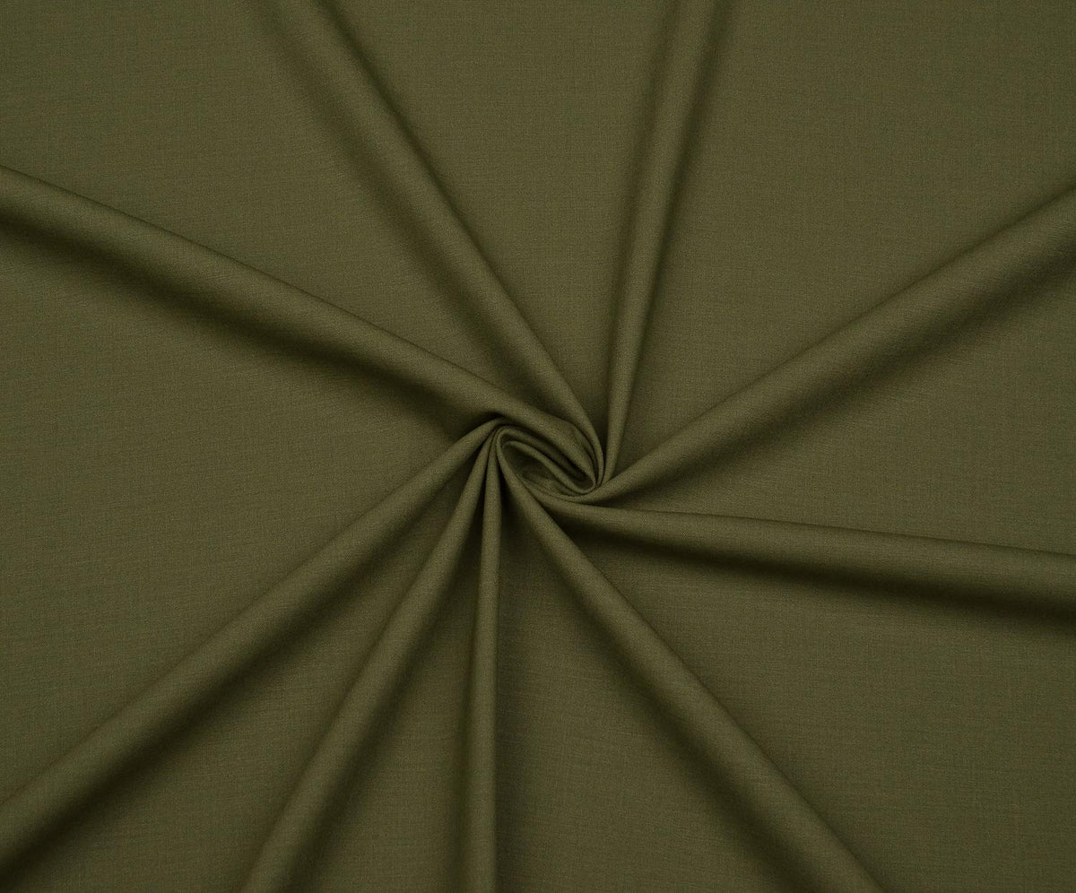 IDOL PREMIUM WOOL SEASONAL FABRIC - KHAKI