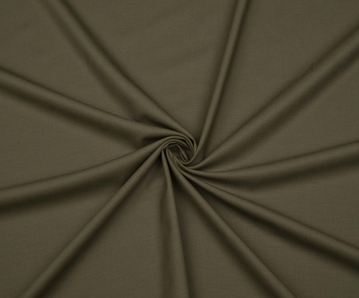 IDOL PREMIUM WOOL SEASONAL FABRIC - KHAKI