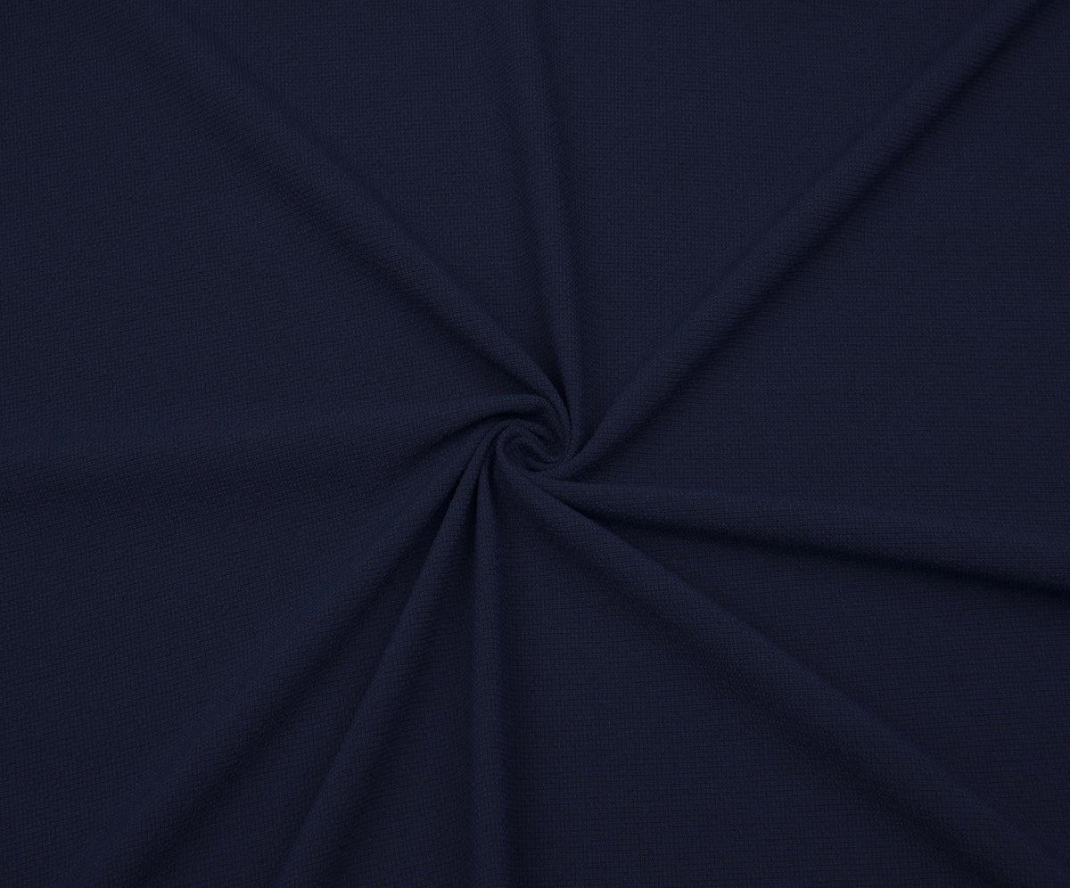 LİKRALI PAMUK ETEK CEKETLİK KUMAŞ - LACİVERT