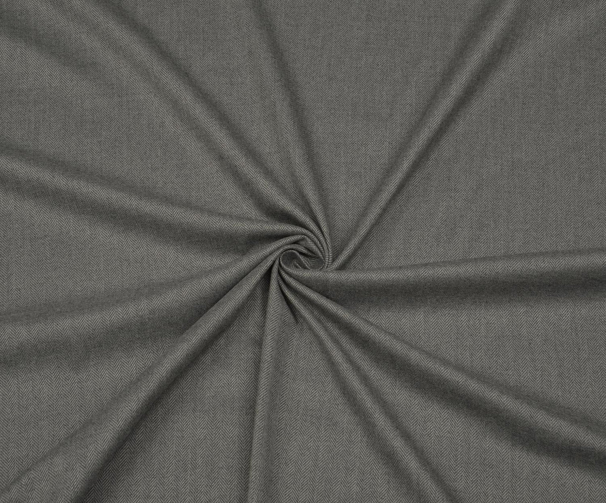LYCRA HERRINGBONE FABRIC - GREY