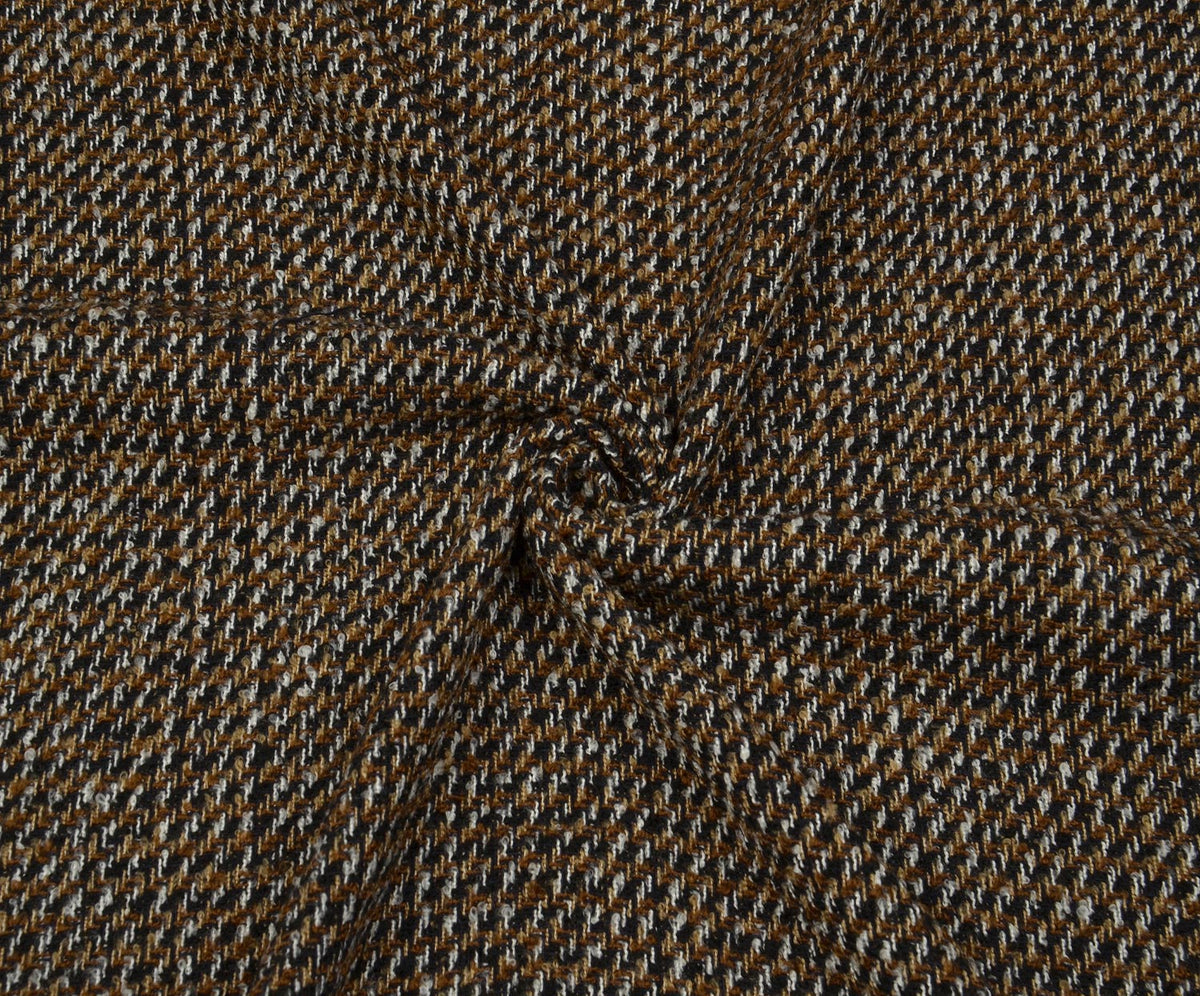 WINTER TWEED FABRIC - BROWN
