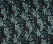 STRETCH SATIN FABRIC - PETROL