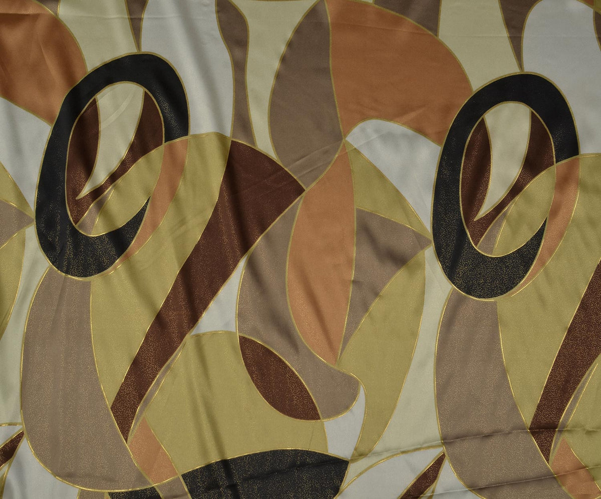 STRETCH SATIN FABRIC - BEIGE